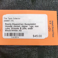 Sweatshirt Hoodie Jacket, zipper *vgc, mnr rubs, threads & pills, older
