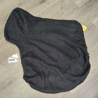 Fleece Saddle Cover "High Country Pony Club" embroidery *gc/fair, pilly, clumpy, mnr hair, v.stretched elastic
