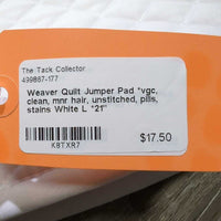 Quilt Jumper Pad *vgc, clean, mnr hair, unstitched, pills, stains
