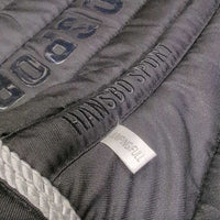 Channel Non Slip Satin Jumper Pad, 2x piping *vgc, clean, puckers, curled edges, mnr hair, pills, rubs, snags, loose embroidery
