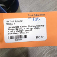 Newmarket Hvy Fleece Cooler, 0 tail *gc, clean, v.hairy, clumpy, faded?
