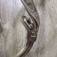 Soft Narrow Rsd Figure 8 Bridle *gc, MISSING 1 Cheek, clean, mnr residue, separating, xholes, fleece: clumpy, thin & stains
