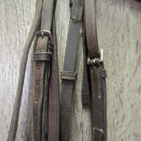 Soft Narrow Rsd Figure 8 Bridle *gc, MISSING 1 Cheek, clean, mnr residue, separating, xholes, fleece: clumpy, thin & stains
