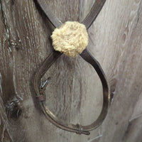 Soft Narrow Rsd Figure 8 Bridle *gc, MISSING 1 Cheek, clean, mnr residue, separating, xholes, fleece: clumpy, thin & stains
