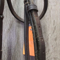 Soft Narrow Rsd Figure 8 Bridle *gc, MISSING 1 Cheek, clean, mnr residue, separating, xholes, fleece: clumpy, thin & stains
