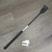 Riding Whip - Crop *gc/vgc, clean, mnr stains, rubs & edge frays, floppy flapper
