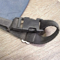 Stall Mount Hanging Cordura Bandage Holder, Mesh Lining "Greenbriar Stables" *vgc/gc, dirty, stains, mnr hay & rubs, older
