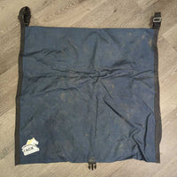 Stall Mount Hanging Cordura Bandage Holder, Mesh Lining "Greenbriar Stables" *vgc/gc, dirty, stains, mnr hay & rubs, older
