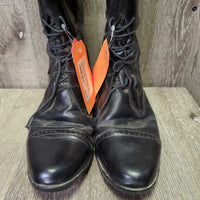 Field Boots, Pull On, 8.25" Boot Pulls *gc, older, dirt, creases, scuffs, scratches, v.worn heels
