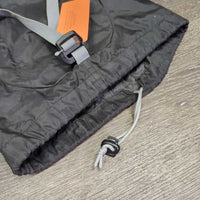 Light Nylon Helmet Backpack Sling Bag, Drawstring Top *vgc, mnr dirt, marks & stains
