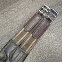 Sm Padded Belly Girth, 2x els, 3x D Ring, strap *vgc/gc, clean, rubs, faded, stains & residue
