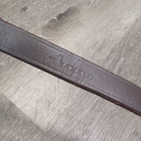 Rubber Web Plain Reins *fair, dirt, scrapes, scraped?sliced, dry, stiff

