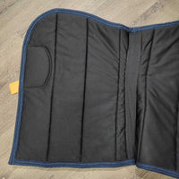 Pillow Quilt Jumper Pad *vgc, clean, mnr shavings, rubs, hair, threads, puckers, holey edge
