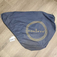 Light Cotton Saddle Cover *gc, faded, stains, hairy, older
