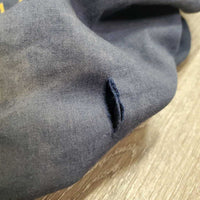Light Cotton Saddle Cover *gc, faded, stains, hairy, older
