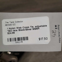 1 Nylon Web Cross Tie, adjustable *like new
