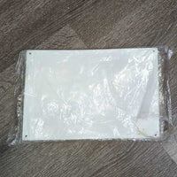 Plastic Stall Whiteboard, pen, bag *like new, torn bag
