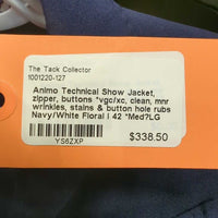 Technical Show Jacket, zipper, buttons *vgc/xc, clean, mnr wrinkles, stains & button hole rubs
