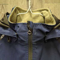 Light Vest/Jacket, Zipper, Fleece Collar, Zipper Hood, Zip Off Sleeves *vgc/gc, mnr dirt, clumpy
