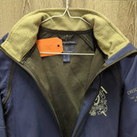 Light Vest/Jacket, Zipper, Fleece Collar, Zipper Hood, Zip Off Sleeves *vgc/gc, mnr dirt, clumpy

