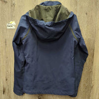 Light Vest/Jacket, Zipper, Fleece Collar, Zipper Hood, Zip Off Sleeves *vgc/gc, mnr dirt, clumpy
