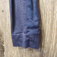 LS Sun Shirt, Mesh Sleeves, 1/2 Zip Up *vgc, mnr peeled logo
