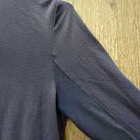 LS Sun Shirt, Mesh Sleeves, 1/2 Zip Up *vgc, mnr peeled logo
