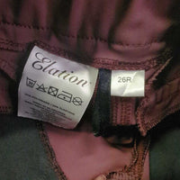 High Waist Euroseat Breeches, glitter *xc/vgc, clean, pocket edge rubs, puckers
