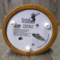 "Pride & Wilderness" Mare & Foal Musical Glitter Horse Snow Globe, wood base *Plays Born Free* *xc, works
