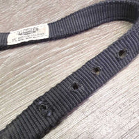 Narrow Thick Soft Nylon Halter, adj, snap *gc, mnr dirt, edge rubs, xholes
