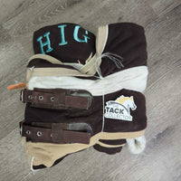 Fleece Cooler "High Goal Polo Club" *gc, stains, dirt, threads, clumpy, rubs, frays
