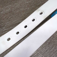 Soft TPE Plastic Belt & Plastic Buckle "Ribbons" *vgc, mnr dirt, rubs & faded
