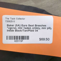 Euro Seat Breeches *vgc/xc, mnr faded, crinkly, mnr pilly inside
