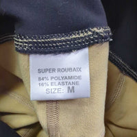 Fleece Lined Full Sticky Seat Riding Tight Breeches, Pull On *vgc, seam puckers, seam rubs & frays
