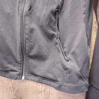 Light Jacket, zipper *gc, mnr hair, seam puckers, threads & fading, peeled logo
