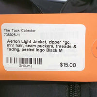 Light Jacket, zipper *gc, mnr hair, seam puckers, threads & fading, peeled logo
