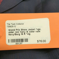Show Jacket *vgc, older, mnr hairy & collar rubs
