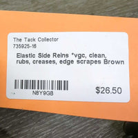 Elastic Side Reins *vgc, clean, rubs, creases, edge scrapes
