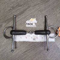 Thick Jointed Rubber Full Cheek Bit *gc, dirty, rubs, residue, mnr scuffs & chews
