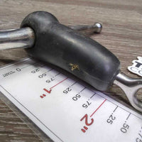 Thick Jointed Rubber Full Cheek Bit *gc, dirty, rubs, residue, mnr scuffs & chews
