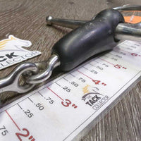 Thick Jointed Rubber Full Cheek Bit *gc, dirty, rubs, residue, mnr scuffs & chews

