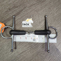 Thick Jointed Rubber Full Cheek Bit *gc, dirty, rubs, residue, mnr scuffs & chews
