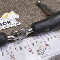 Thick Jointed Rubber Full Cheek Bit *gc, dirty, rubs, residue, mnr scuffs & chews
