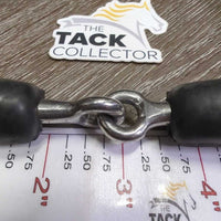 Thick Jointed Rubber Full Cheek Bit *vgc, clean, faded, scuffs
