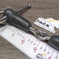 Thick Jointed Rubber Full Cheek Bit *vgc, clean, faded, scuffs
