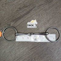 Thin Jointed Loose Ring Bit *vgc, clean, scratches, rubs, schews
