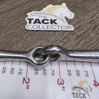 Thin Jointed Loose Ring Bit *vgc, clean, scratches, rubs, schews
