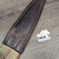 v.thick Padded Girth, els *gc, v.dirty, rubs, discolored, rubs & hairy seams, stretched & frayed elastic edges, older

