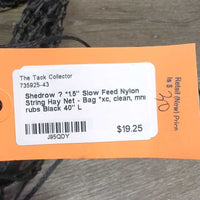 *1.5" Slow Feed Nylon String Hay Net - Bag *xc, clean, mnr rubs
