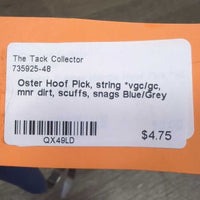 Hoof Pick, string *vgc/gc, mnr dirt, scuffs, snags
